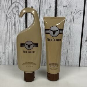 Avon Wild Country After Shave Conditioner Lotion 3.4 Oz & Hair/Body Wash 5 Oz
